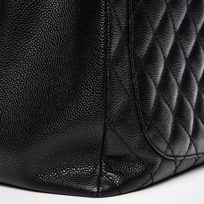 Chanel Caviar Quilted Grand Shopping Tote GST Black 8 of 9