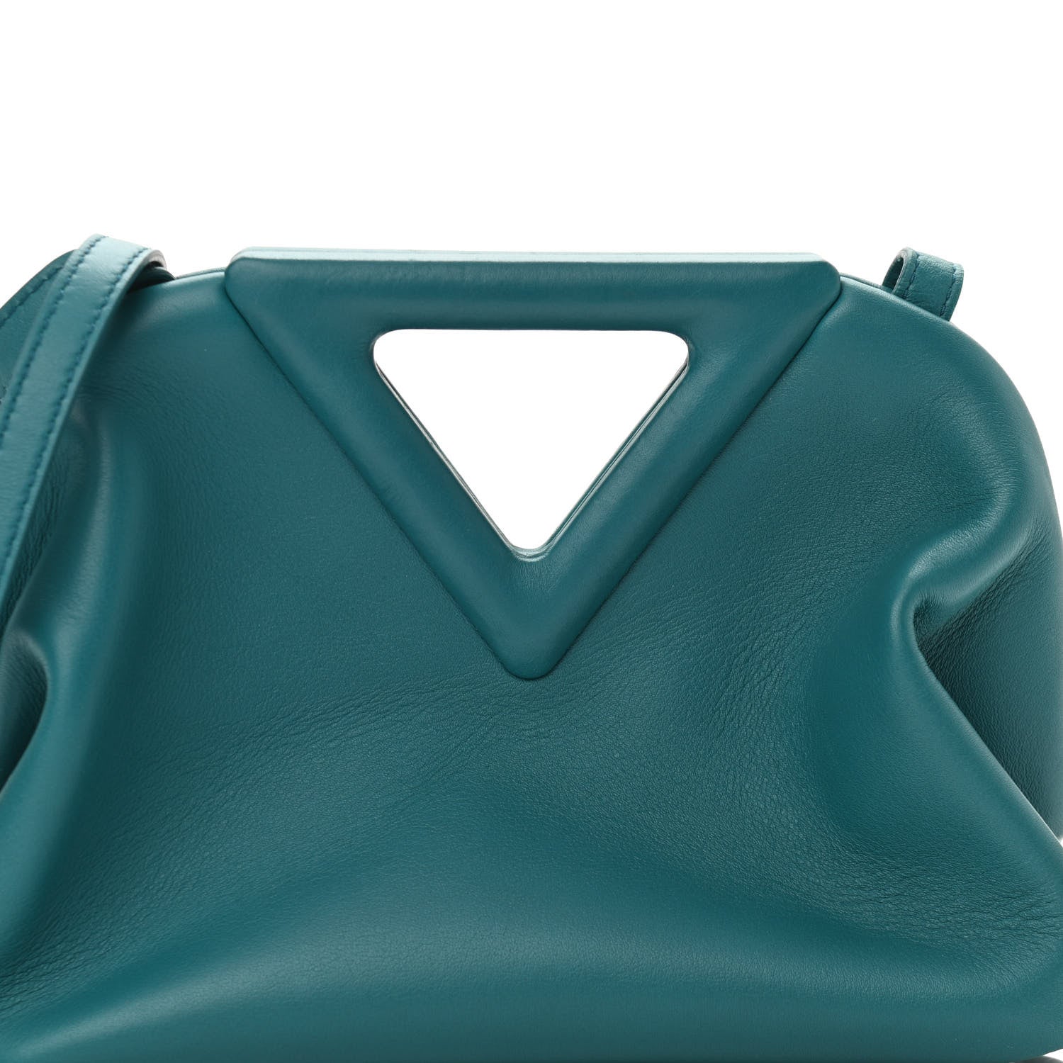 Bottega Veneta Calfskin Small The Point Triangle Bag Mallard 6 of 9