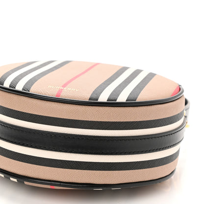 Burberry E-Canvas Calfskin Icon Stripe Louise Bag Archive Beige 8 of 8