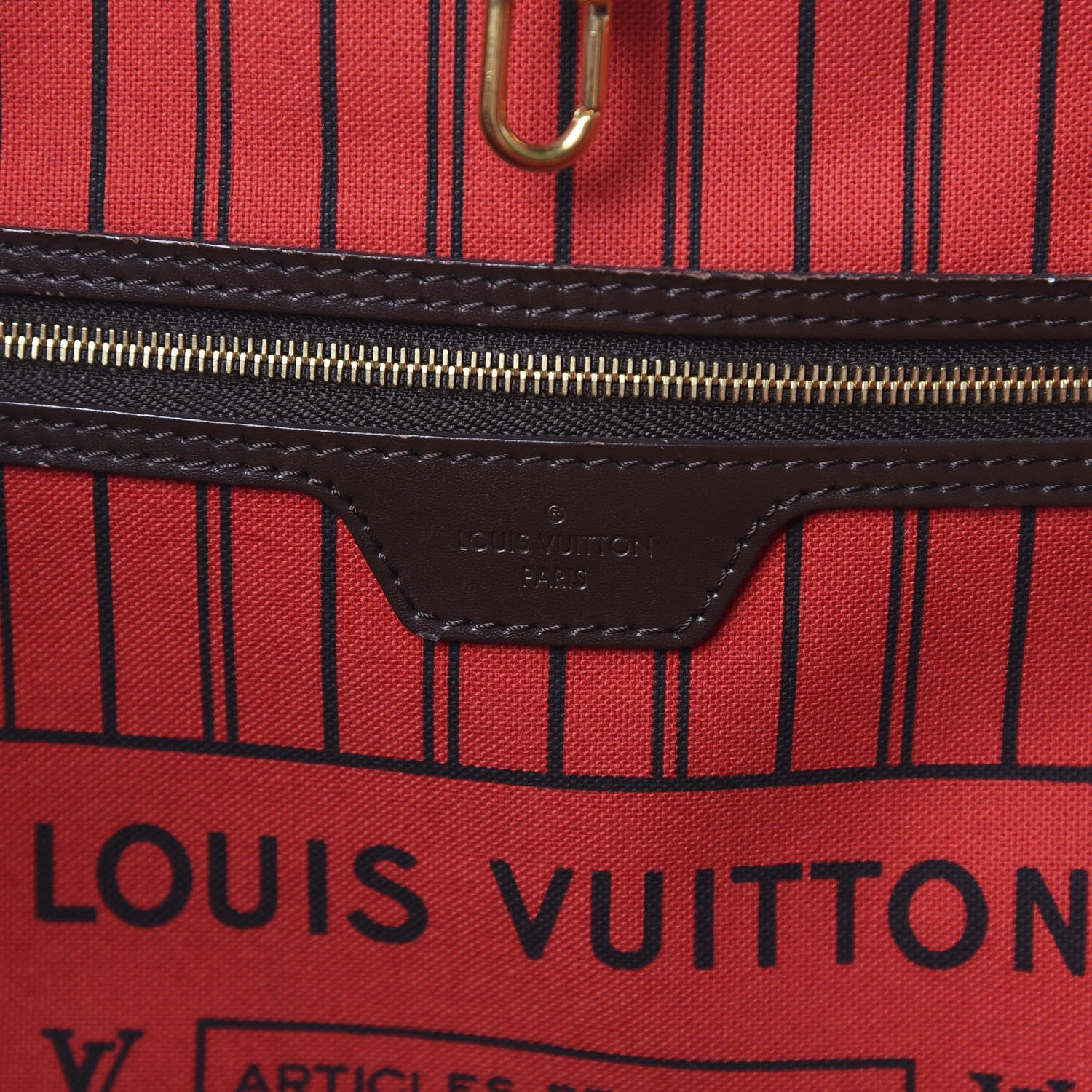 Louis Vuitton Damier Ebene Neo Neverfull GM 5 of 16