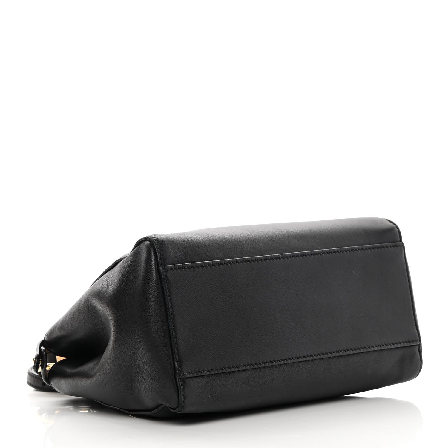 Fendi Nappa Mini Peekaboo Iconic Satchel Black 4 of 18