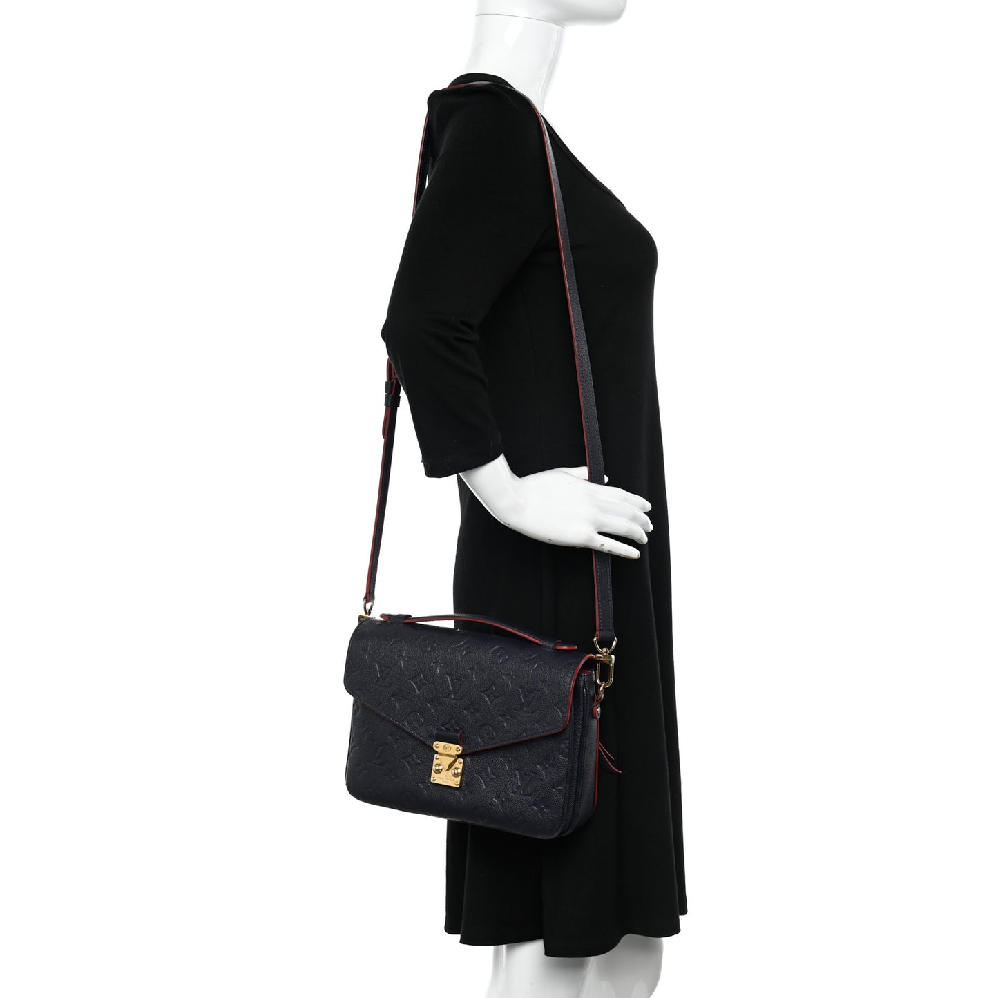 Empreinte Pochette Metis Marine Rouge