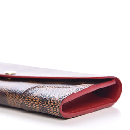 Louis Vuitton Damier Ebene Caissa Wallet Cherry 9 of 9