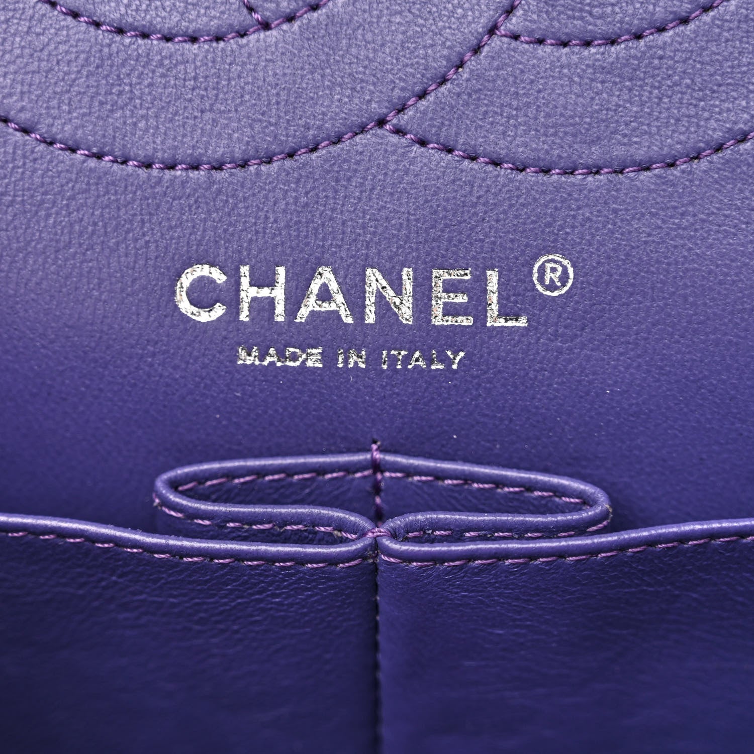 Chanel Lambskin Quilted 2.55 Reissue 226 Flap Purple 6 of 12