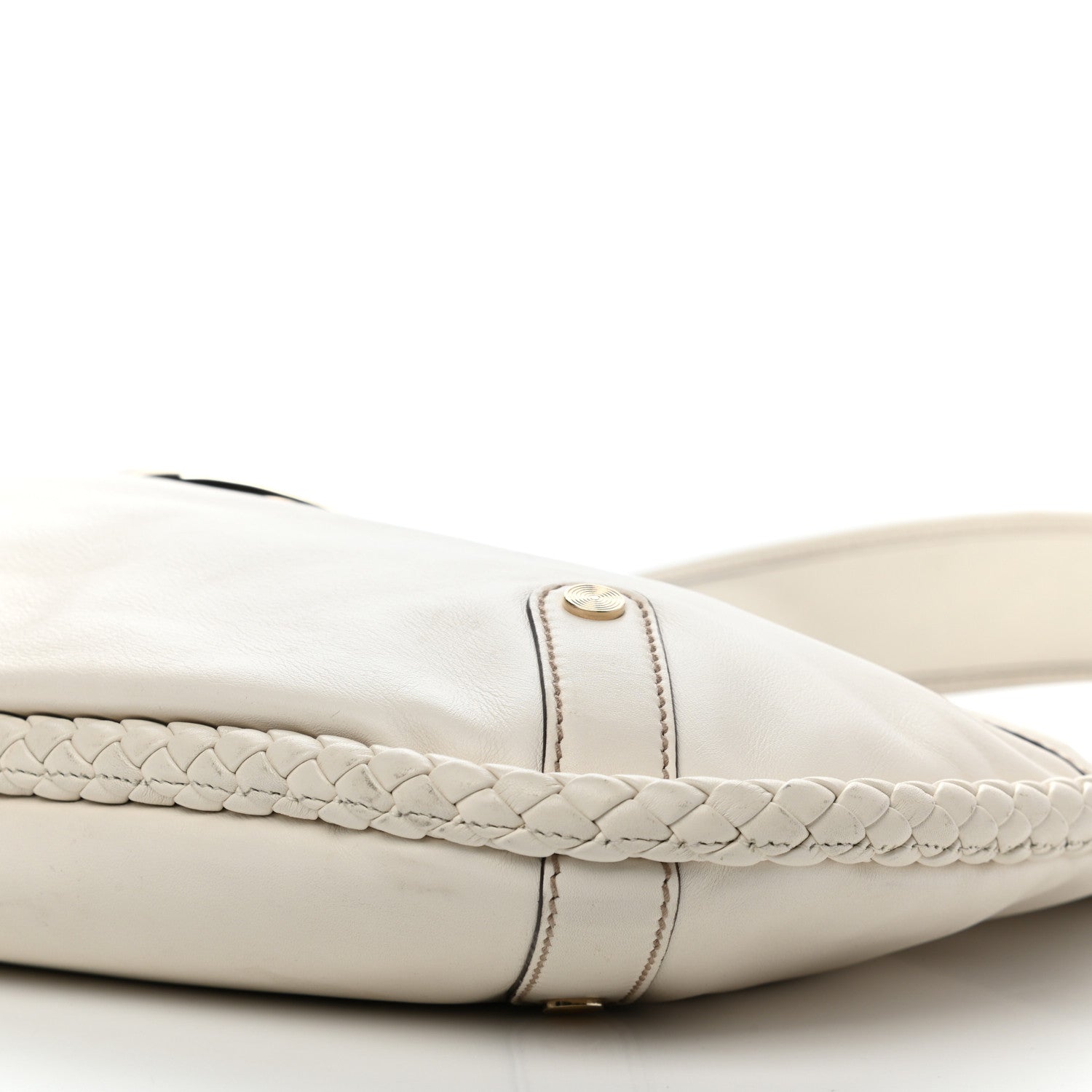 Gucci Calfskin Britt Medium Shoulder Bag White 11 of 20