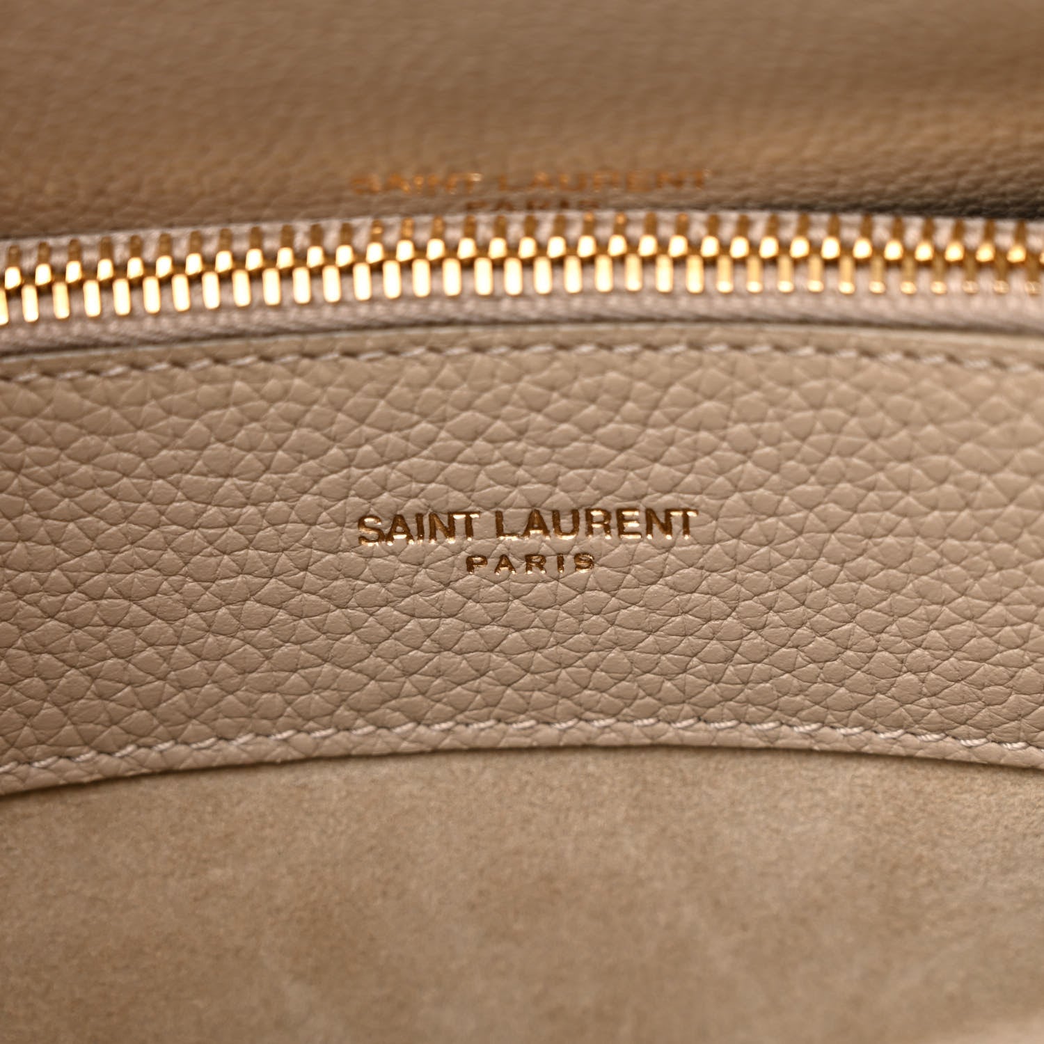 Saint Laurent Grained Calfskin Baby Sac De Jour Souple Sea Salt 7 of 14