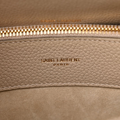 Saint Laurent Grained Calfskin Baby Sac De Jour Souple Sea Salt 7 of 14