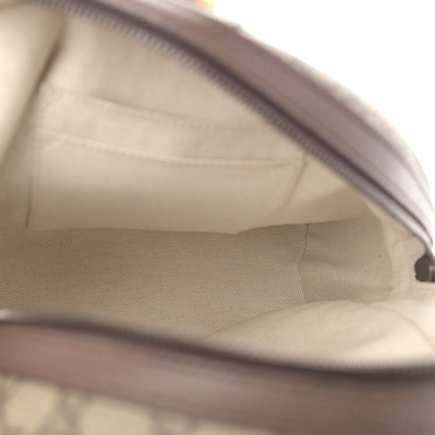 GG Supreme Monogram Calfskin Web Small Ophidia Day Backpack Beige Ebony New Acero