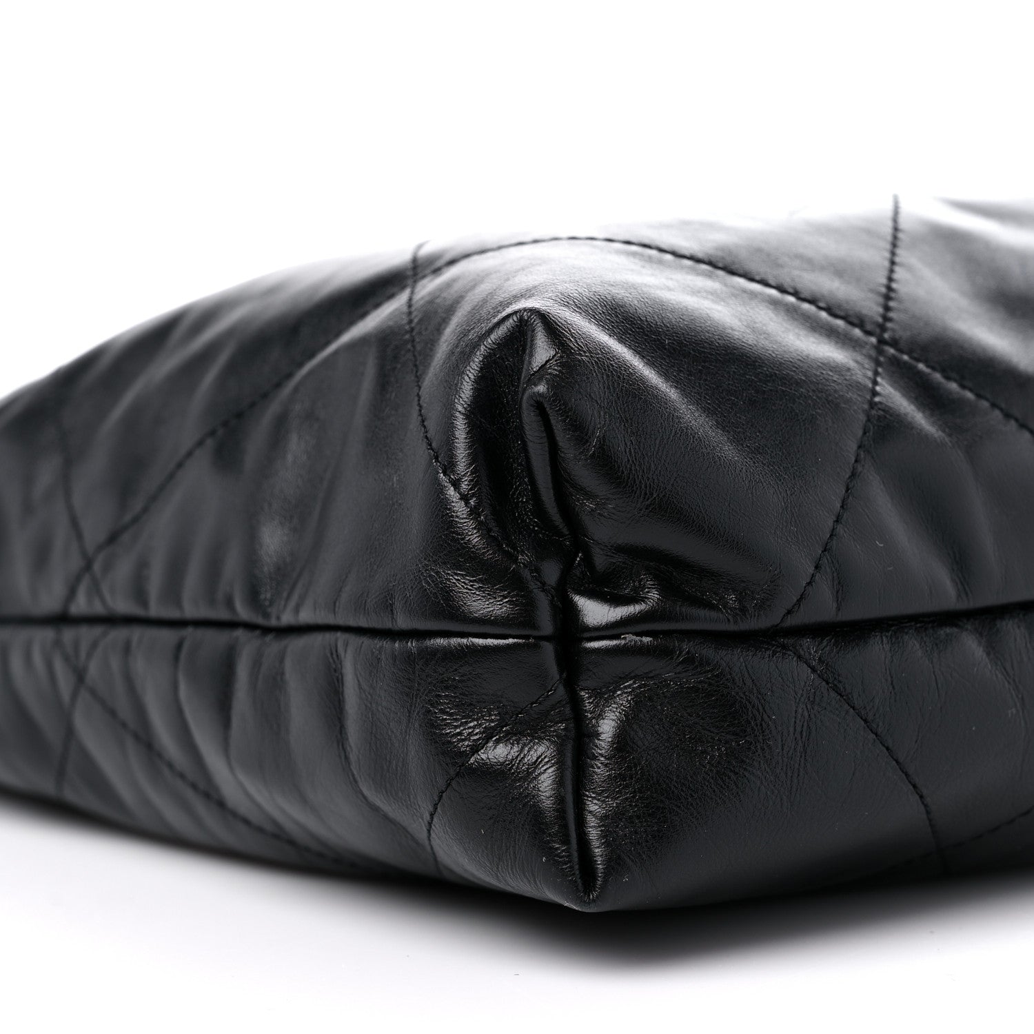 Chanel Shiny Calfskin Quilted Chanel 22 Black 9 of 10