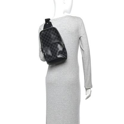 Louis Vuitton Damier Graphite Avenue Sling Bag Onyx Silver 2 of 12