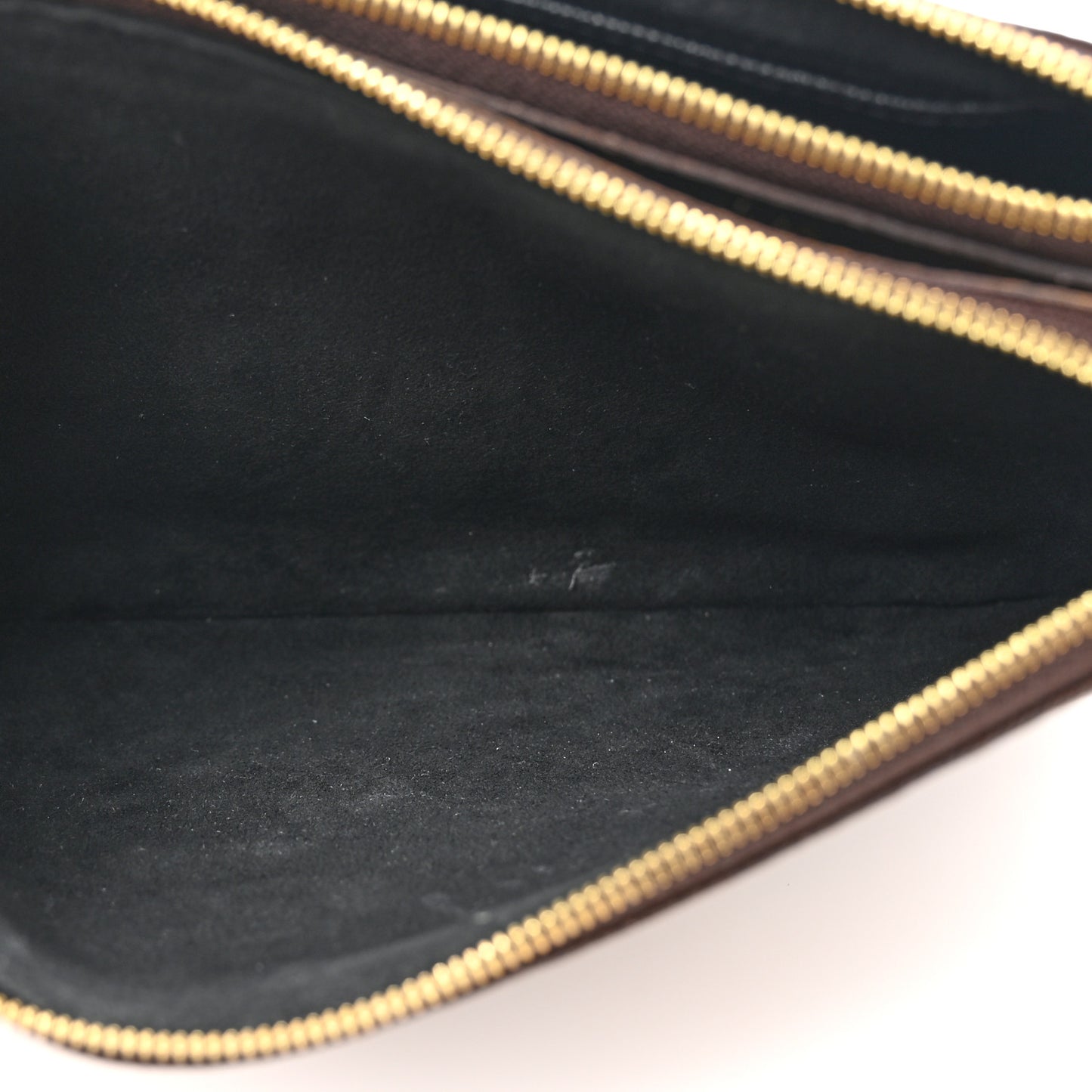 Reverse Monogram Giant Double Zip Pochette