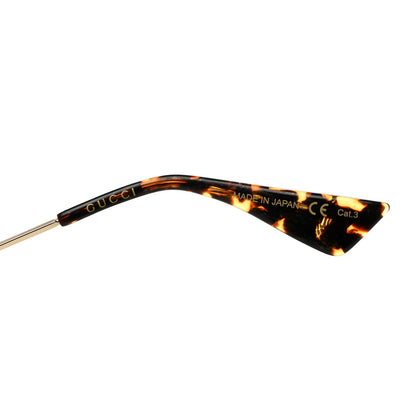 Gucci Metal L'Aveugle Par Amour Round Frame Sunglasses GG0113S White 6 of 8