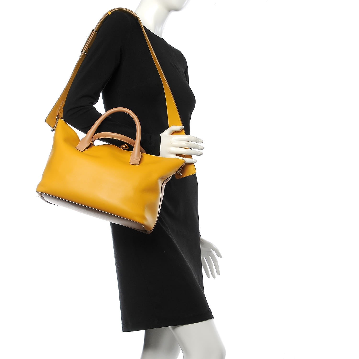 Chloe Smooth Calfskin Small Baylee Tote Sunray 2 of 13