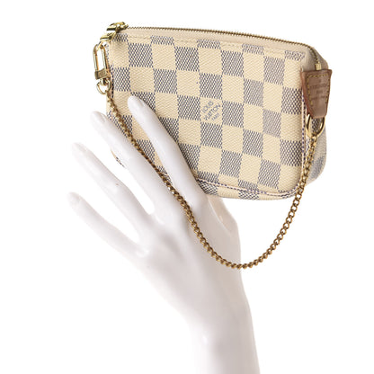 Louis Vuitton Damier Azur Mini Pochette Accessories 2 of 10