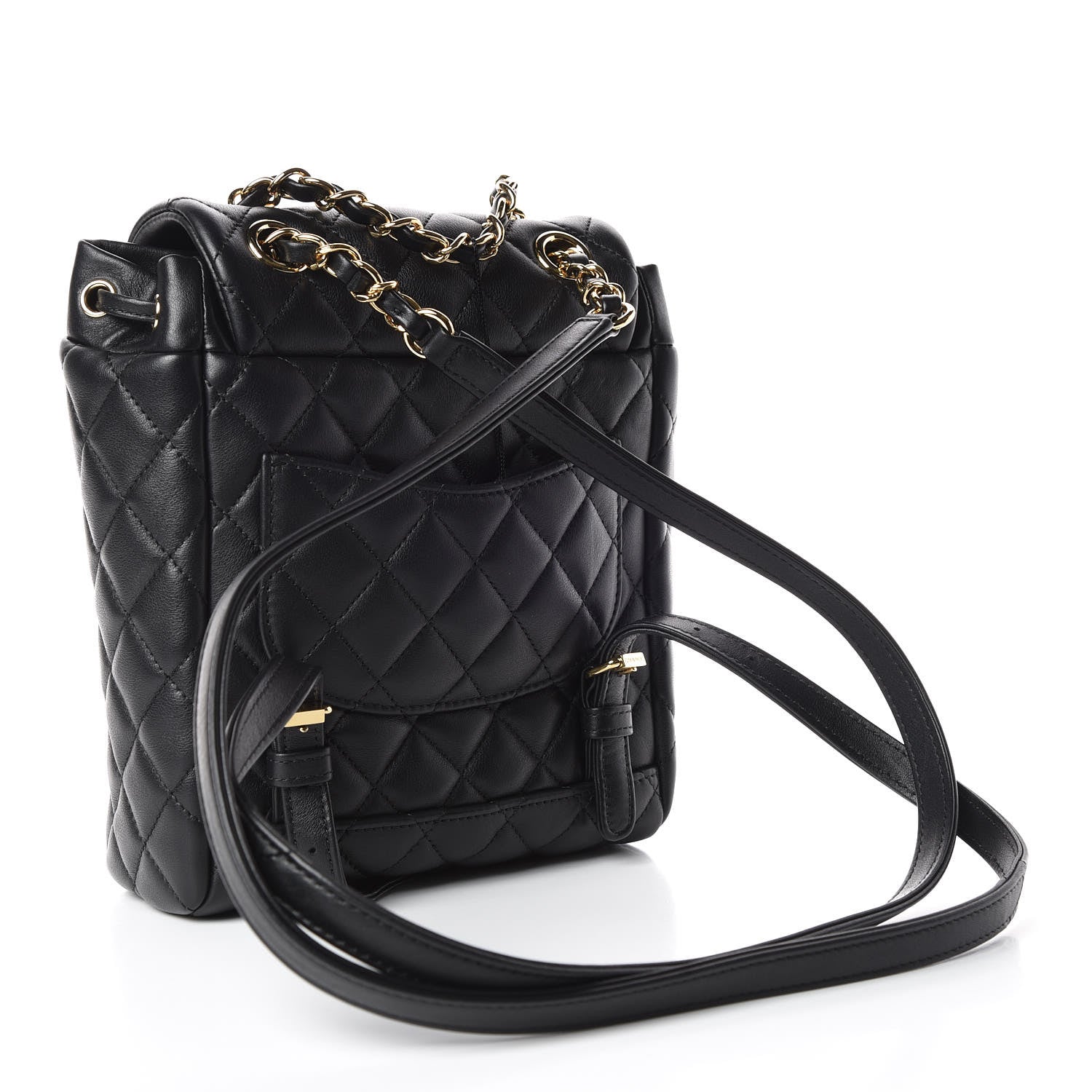 Chanel Calfskin Quilted Mini Urban Spirit Backpack Black 3 of 10