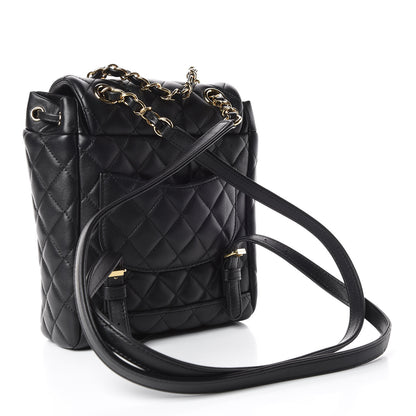Chanel Calfskin Quilted Mini Urban Spirit Backpack Black 3 of 10