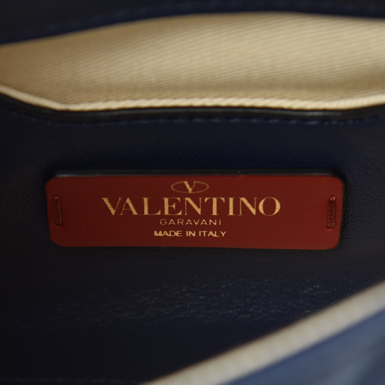 Valentino Garavani Nappa Mini Candystud Top Handle Bag Navy 6 of 10