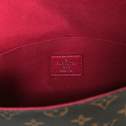 Louis Vuitton Monogram Pochette Felicie Chain Wallet Fuchsia 6 of 11