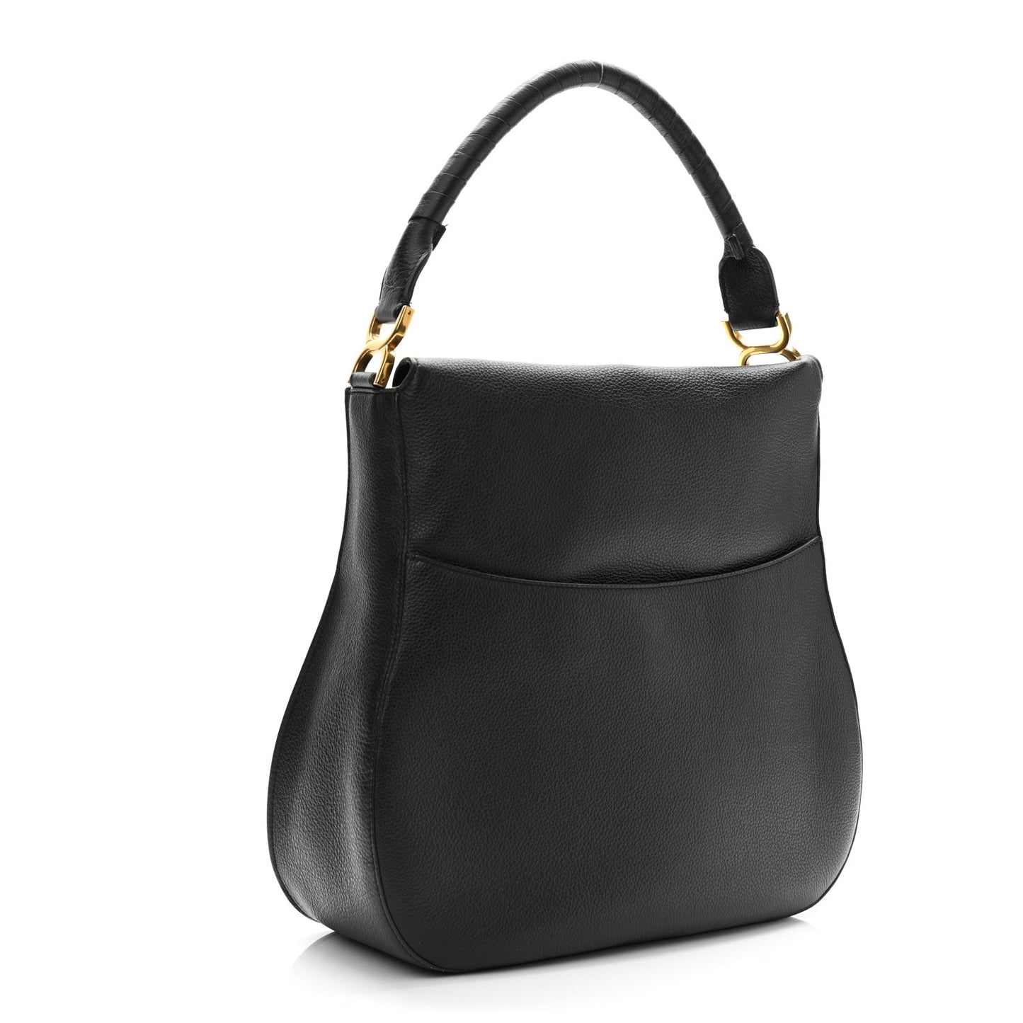 Calfskin Marcie Hobo Black