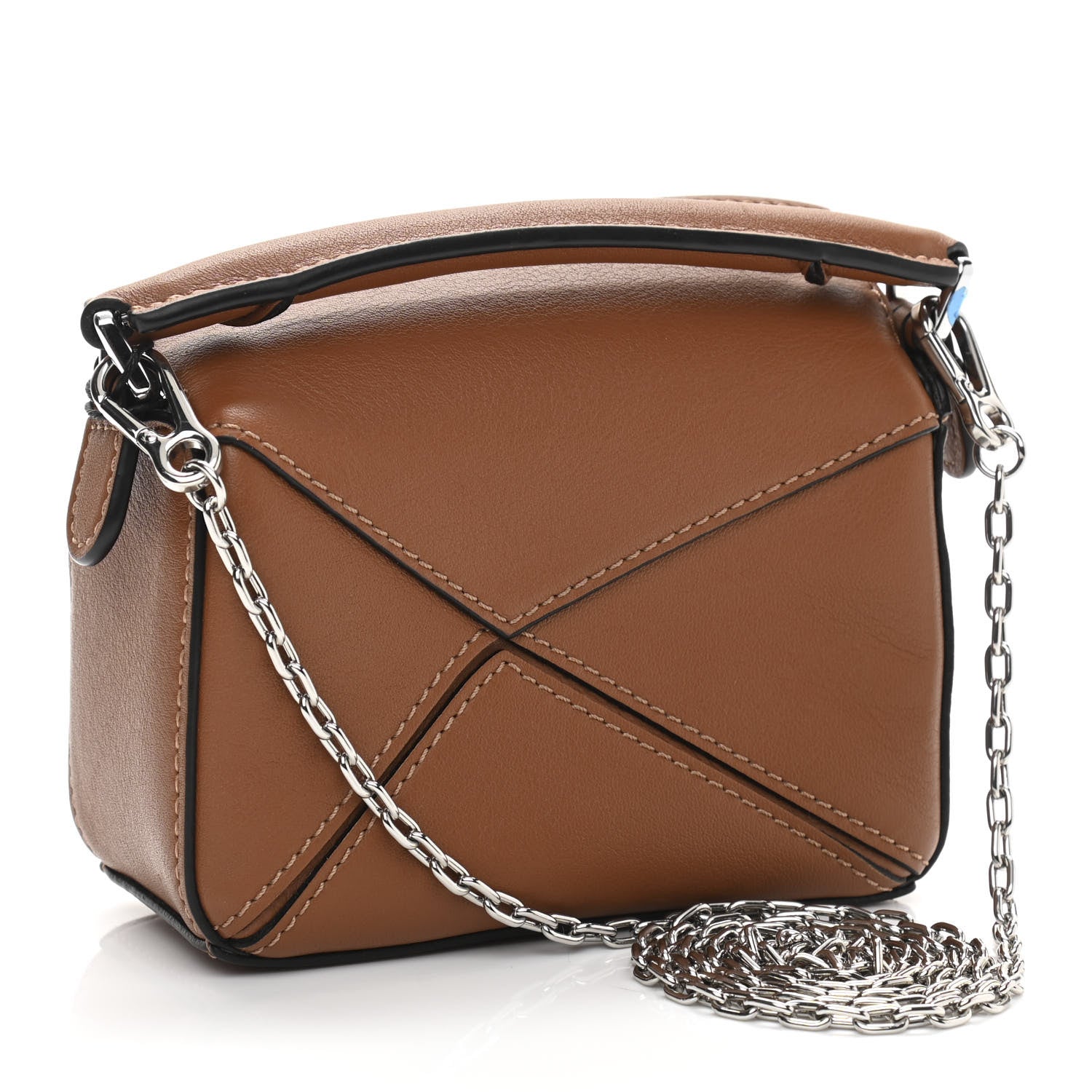 Loewe Calfskin Nano Puzzle Bag Tan 3 of 9