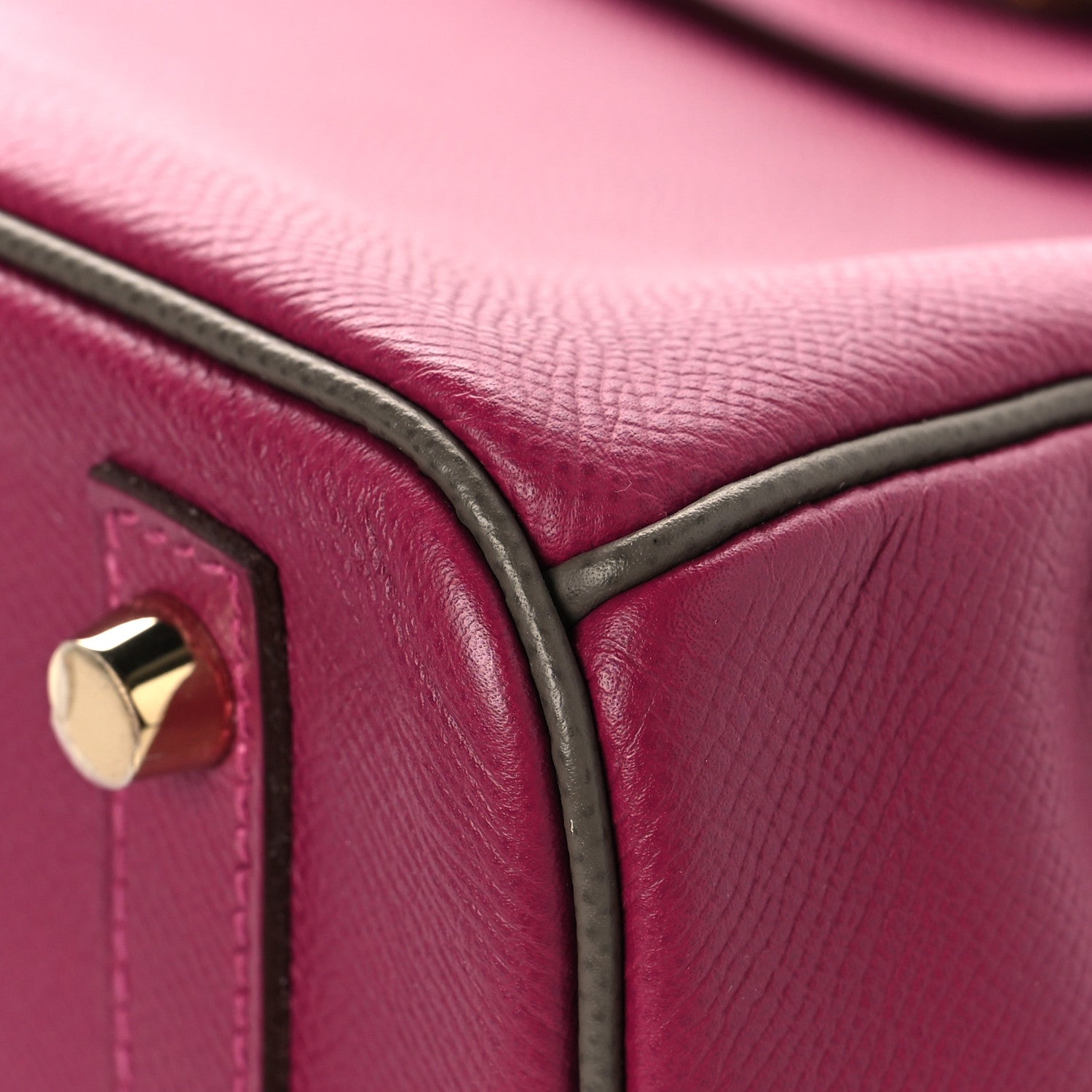 Hermes Epsom Horseshoe Birkin 30 Rose Poupre Etain 10 of 12