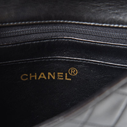 Chanel Lambskin Quilted Mini Square Flap Black 5 of 13