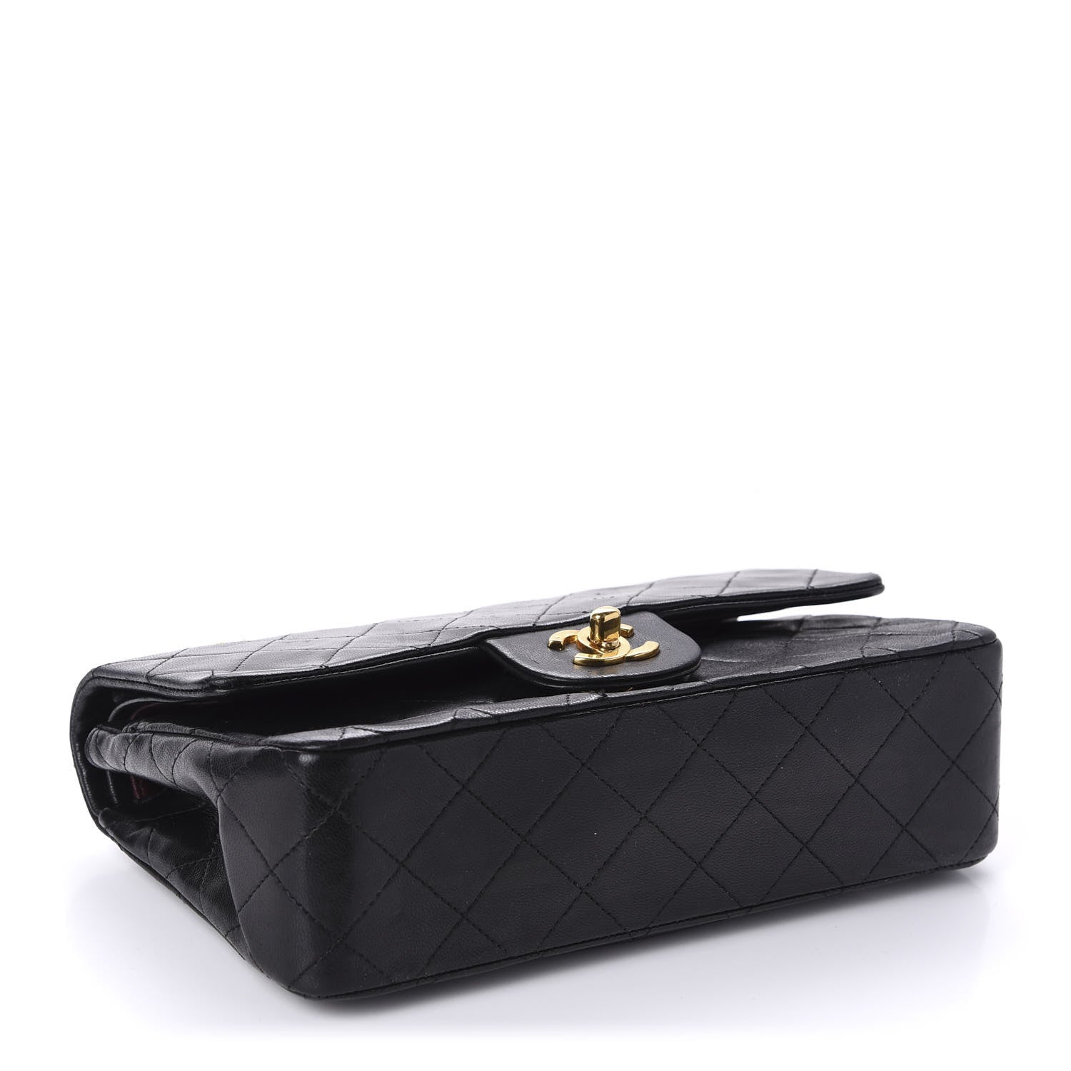 Chanel Lambskin Quilted Small Double Flap Black 4 of 11