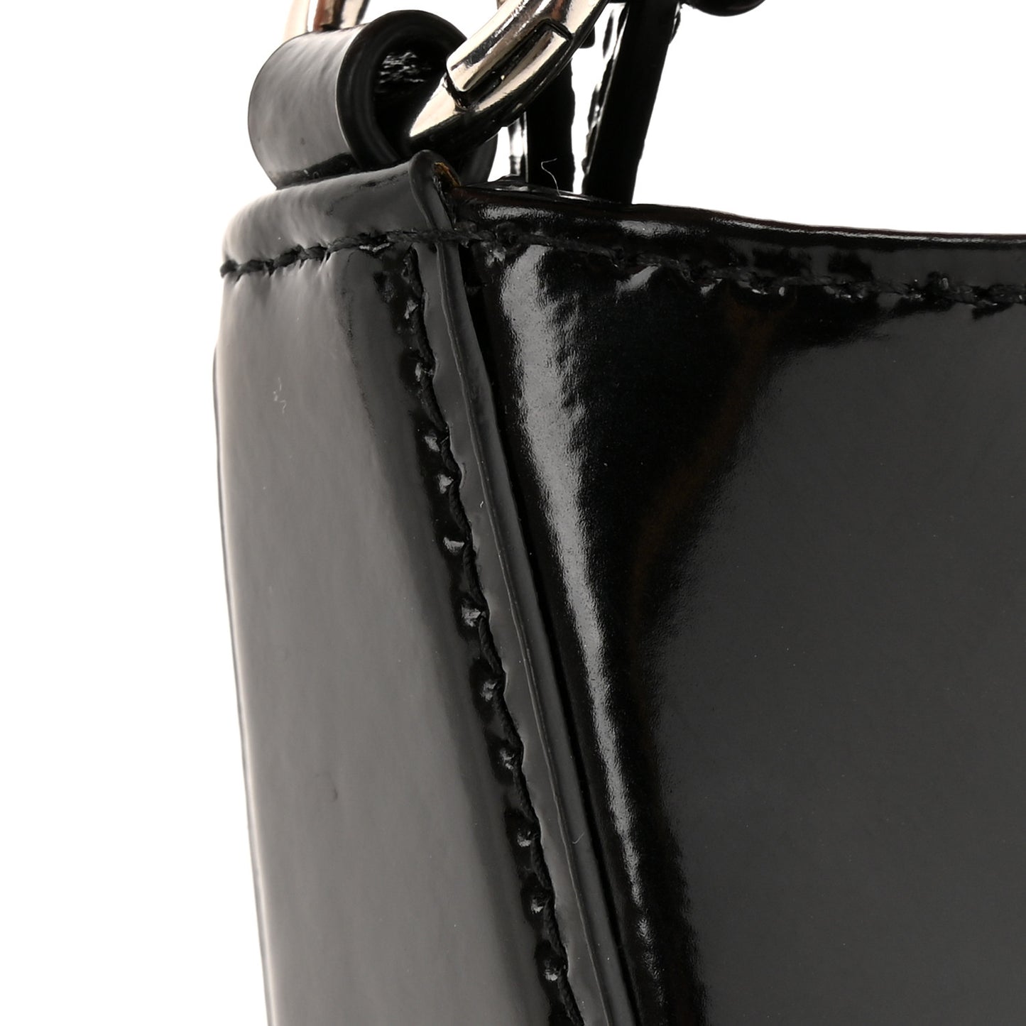 Lambskin Mini Cat Hobo Black