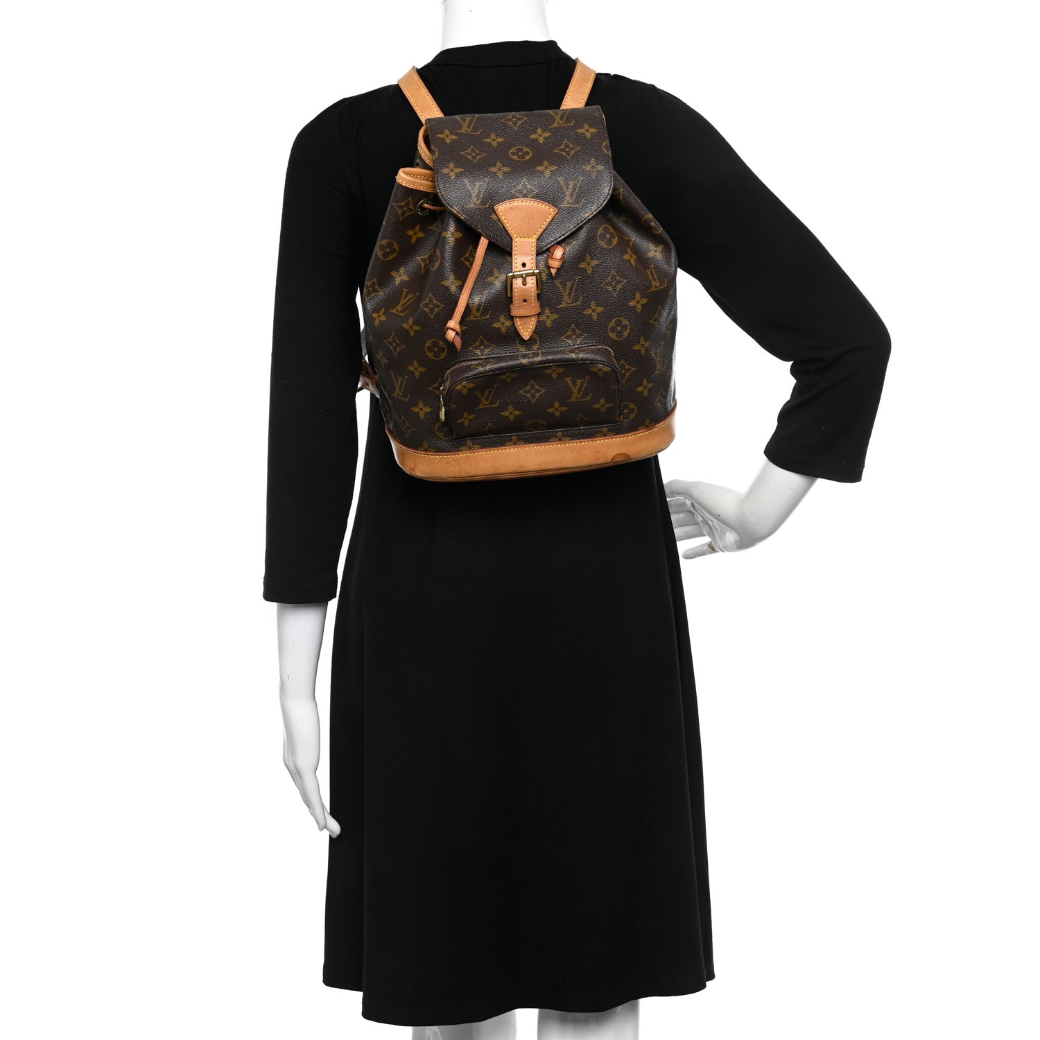 Louis Vuitton Monogram Montsouris MM Backpack 2 of 21