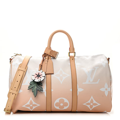 Louis Vuitton Monogram Giant By The Pool Keepall Bandouliere 45 Brume 1 of 14