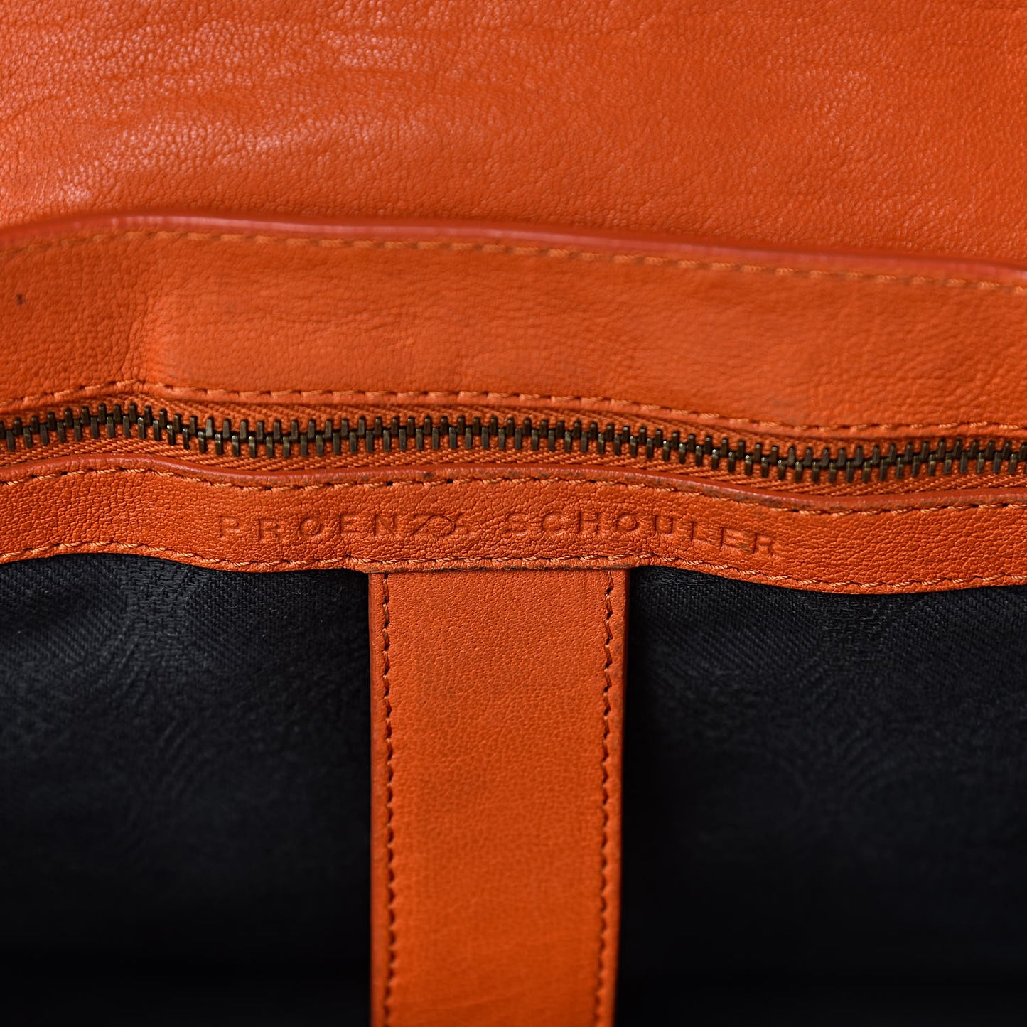 Lambskin Large PS1 Satchel Orange