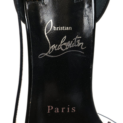 Christian Louboutin PVC Degratina Frou 120 Pumps 37.5 Black 7 of 10