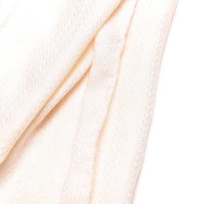 Hermes Cashmere Silk Ex Libris Stole White 8 of 9