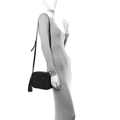 Gucci Pebbled Calfskin Small Soho Disco Bag Black 2 of 10