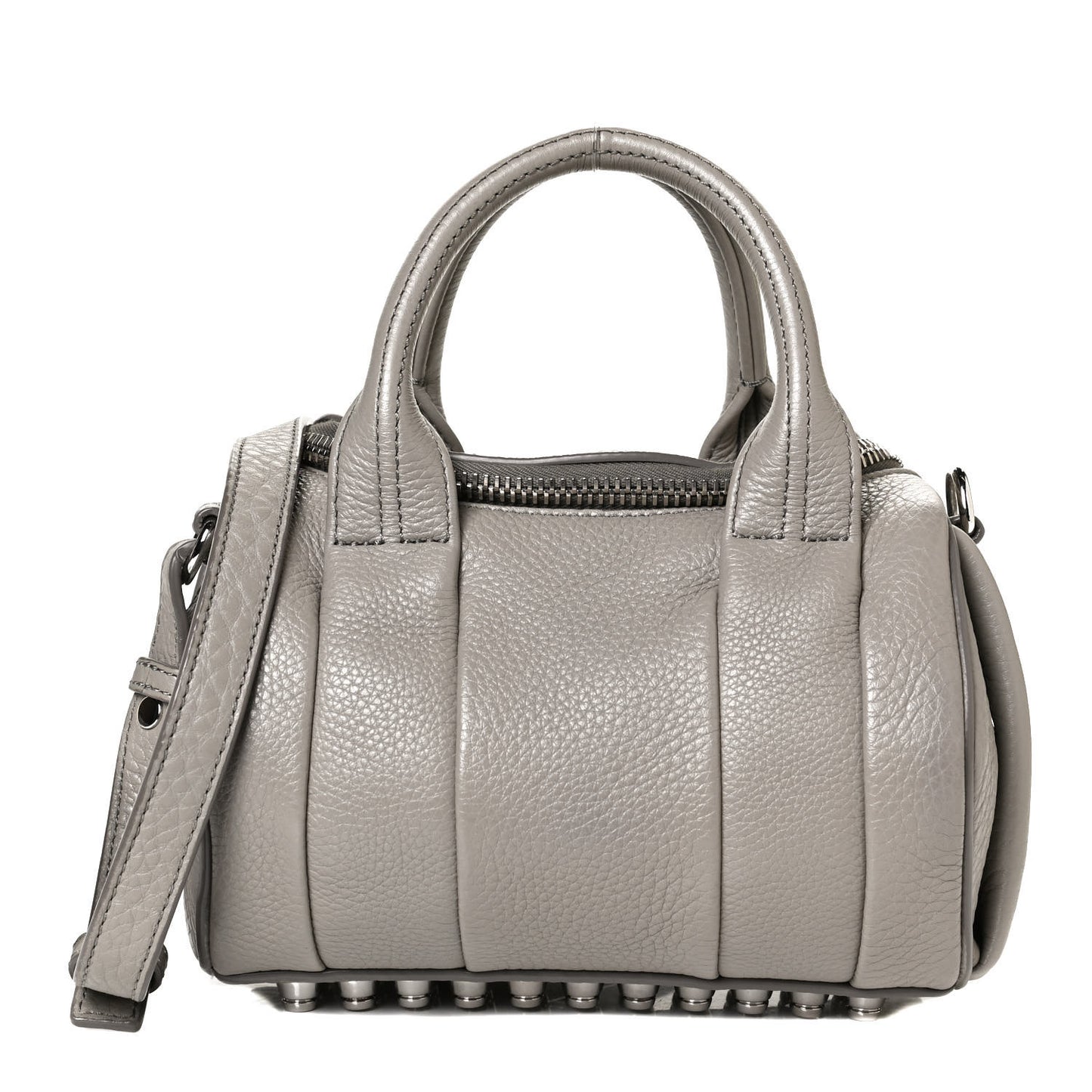 Pebbled Lambskin Mini Rockie Mink Silver Hardware