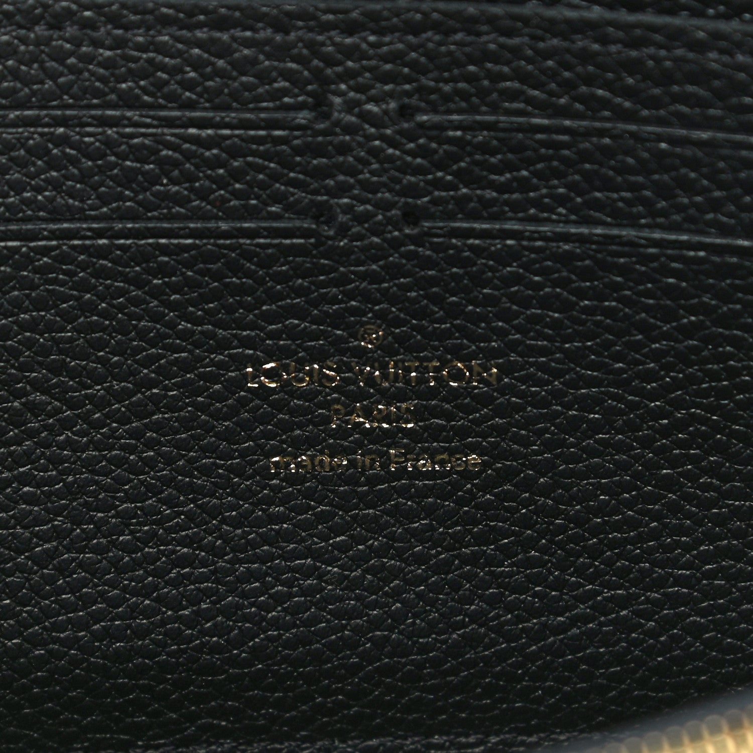 Louis Vuitton Empreinte Clemence Wallet Black 6 of 12