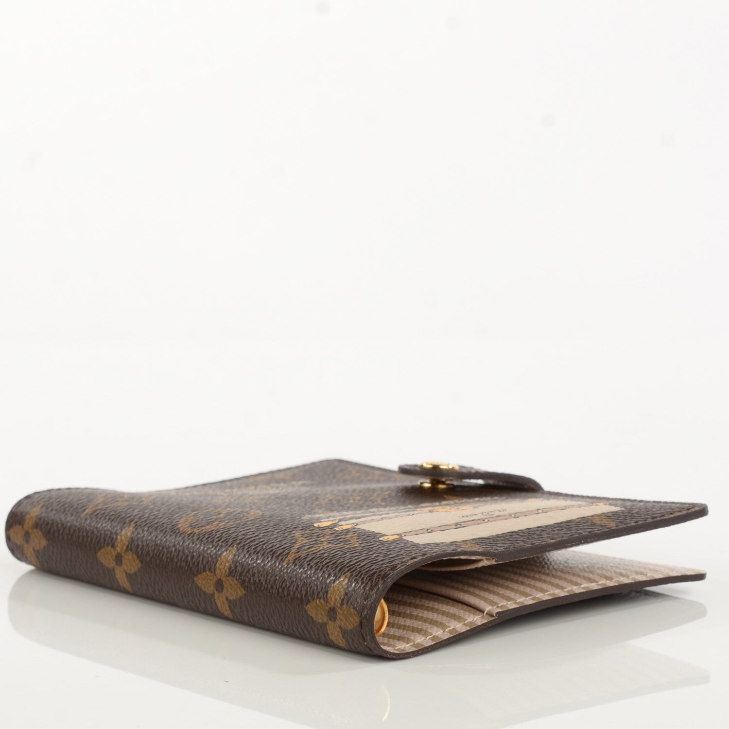 Louis Vuitton Monogram Trunks and Locks Small Ring Agenda Cover 4 of 8