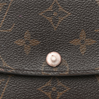 Louis Vuitton Monogram Emilie Wallet Rose Nacre 17 of 20