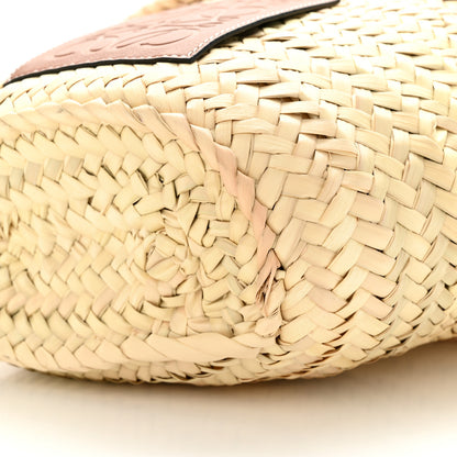 Loewe Leaf Palm Calfskin Mini Drawstring Bucket Bag Natural Tan 9 of 9