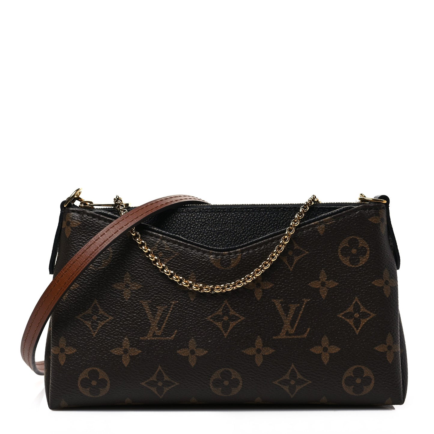 Monogram Pallas Clutch Black