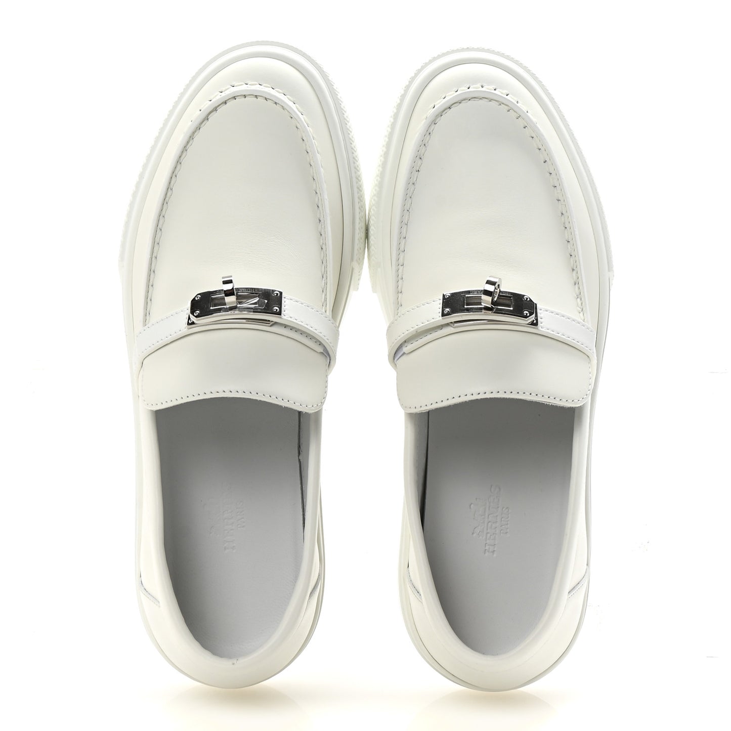 Calfskin Game Slip On Sneakers 38 White