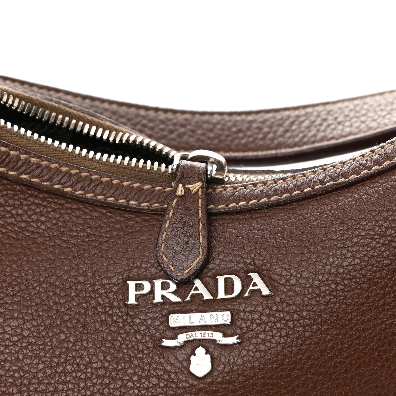 Prada Vitello Daino Hobo Bruciato 11 of 14