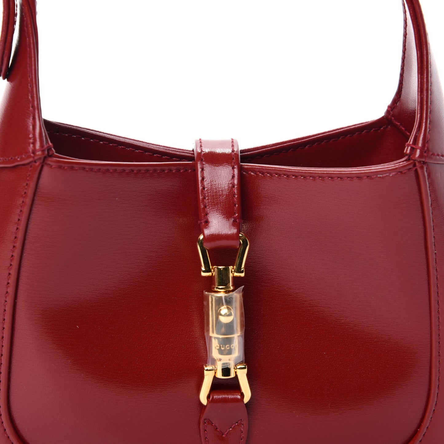 Boarded Dyana Lux Calfskin Mini Jackie 1961 Hobo New Cherry Red