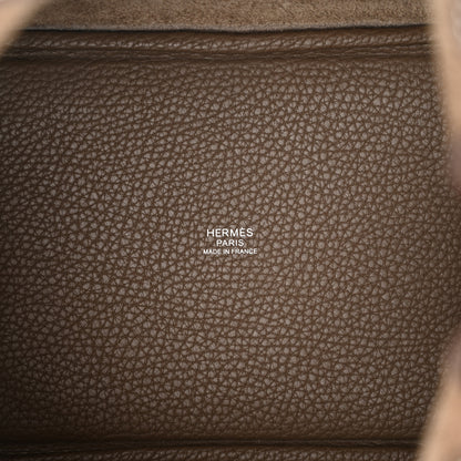 Hermes Taurillon Clemence Picotin Lock 18 PM Etoupe 6 of 10