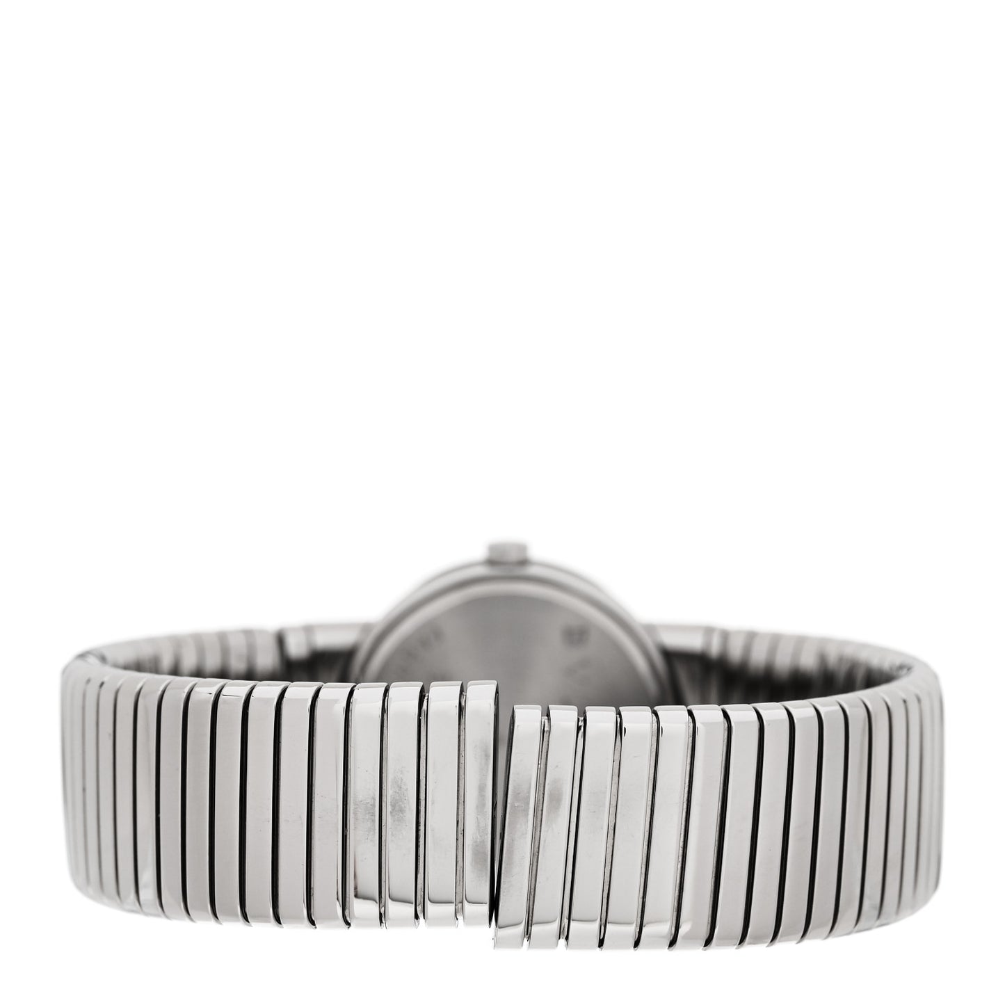 Stainless Steel Diamond 26mm Tubogas Quartz Watch Black