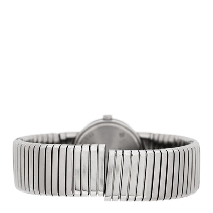 Bulgari Stainless Steel Diamond 26mm Tubogas Quartz Watch Black 3 of 4