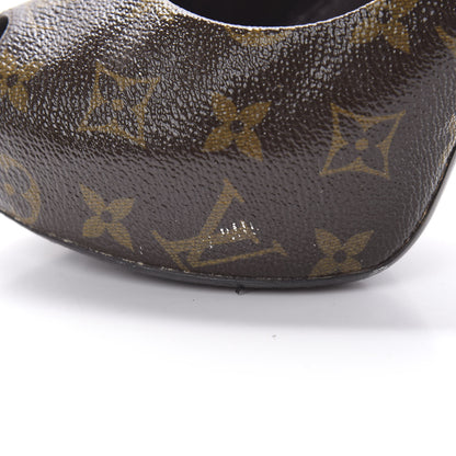 Louis Vuitton Patent Monogram Fetish Vanity Platform Pumps 40 2 of 9