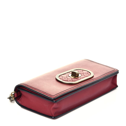 Bottega Veneta Nappa Intrecciato Ellittica Chain Wallet Baccara Rose 4 of 10