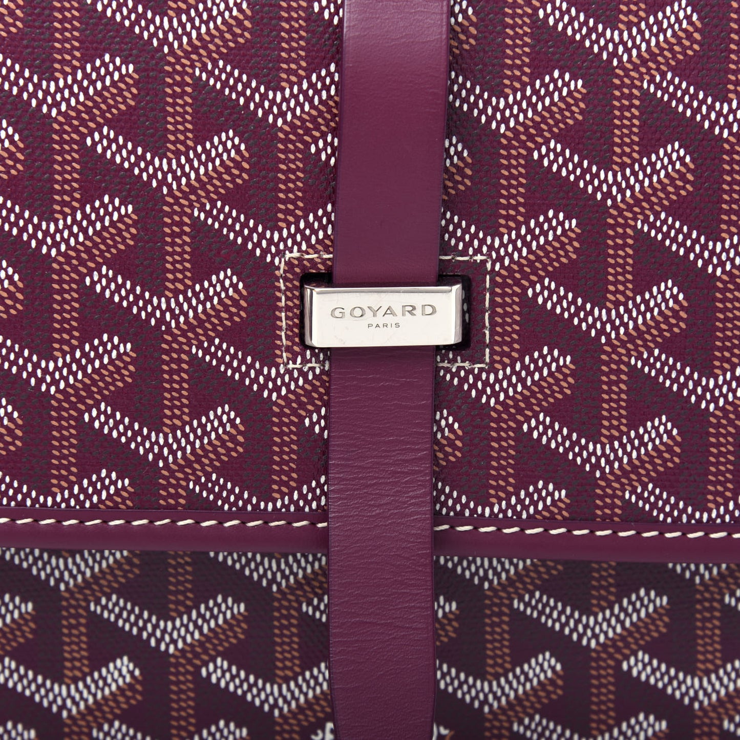Goyardine Belvedere II MM Messenger Bag Bordeaux