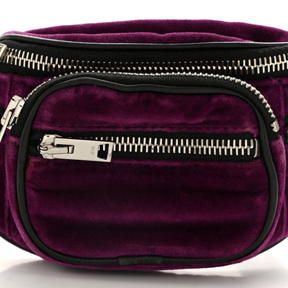 Alexander Wang Velvet Attica Mini Belt Bag Purple 7 of 9